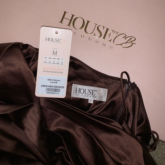 House of CB helaina satin dress - Picture 4 of 5